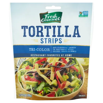 Tortilla Strips, Tri-Color