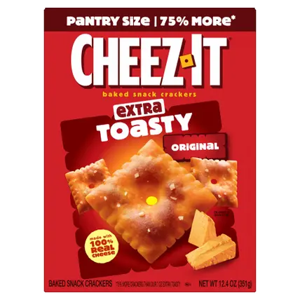 Cheese Crackers, Baked Snack Crackers, Lunch Snacks, Extra Toasty