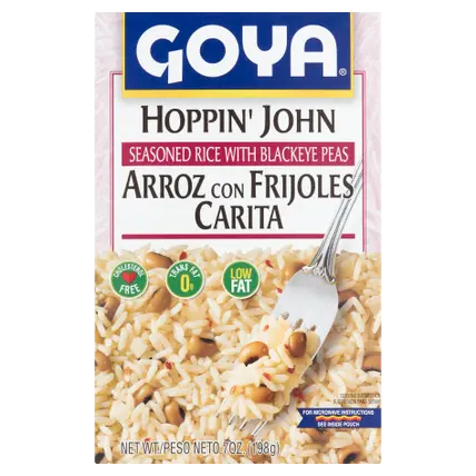 Hoppin' John, Seasoned Rice with Blackeye Peas