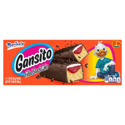 Gansito Strawberry and Crème Filled Snack Cakes
