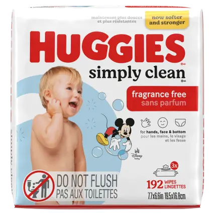 Simply Clean Wipes 3 Pk