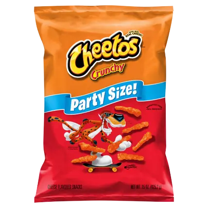 Party Size Cheese Flavored Snacks
