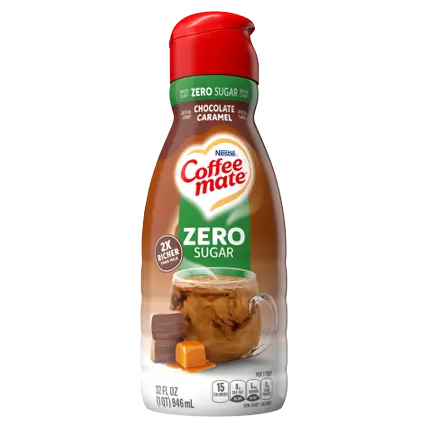 Nestle Zero Sugar Chocolate Caramel Liquid Coffee Creamer