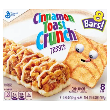 Breakfast Cereal Treat Bars, Snack Bars