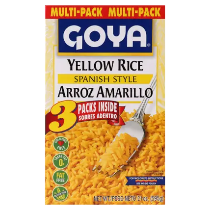 Spanish Style Yellow Rice Mix, Multi-Pack