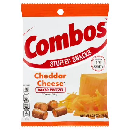 Stuffed Snacks Cheddar Cheese Baked Pretzel Snacks