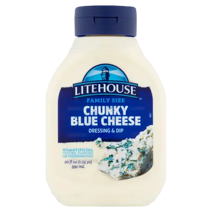 Dressing & Dip, Chunky Blue Cheese, Family Size
