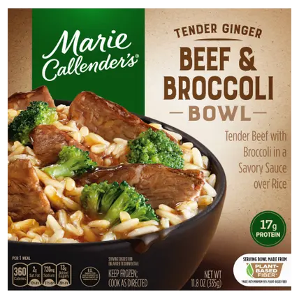 Beef & Broccoli Bowl, Tender Ginger