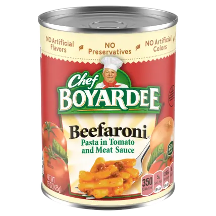 Beefaroni Microwave Pasta
