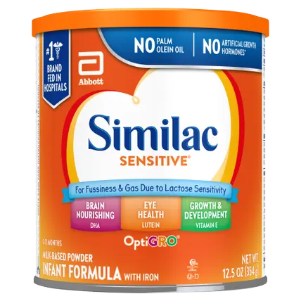 Sensitive Infant Formula with Iron