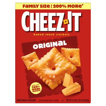 Cheese Crackers, Baked Snack Crackers, Lunch Snacks, Original