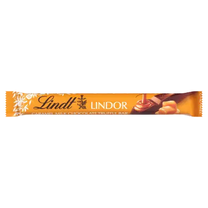 Lindor Caramel Chocolate Candy Truffle Bar