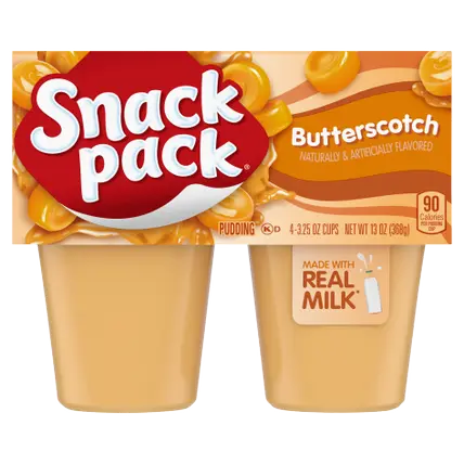 Butterscotch Flavored Pudding