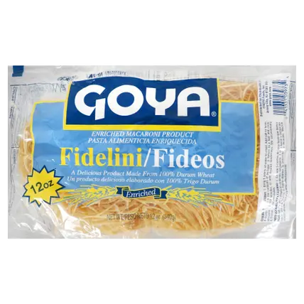 Fidelini Enriched Macaroni Product
