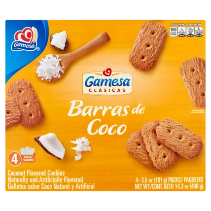 Cookies Coconut Naturally And Artificially Flavored