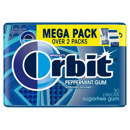 Gum Peppermint Sugar Free Chewing Gum Mega Pack Piece