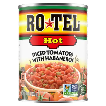 Hot Diced Tomatoes With Habaneros