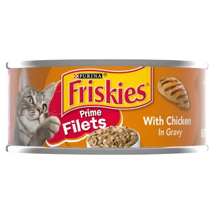Gravy Wet Cat Food, Prime Filets With Chicken