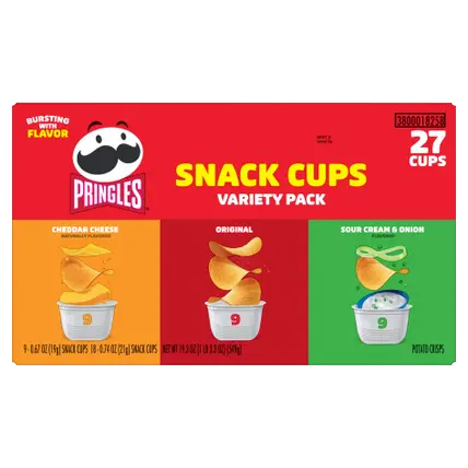 Potato Crisps Chips, Lunch Snacks, On-the-Go Snacks, Variety Pack