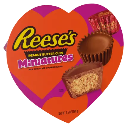Milk Chocolate Peanut Butter Valentine's Day Candy