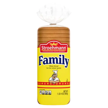 Family Size White Bread