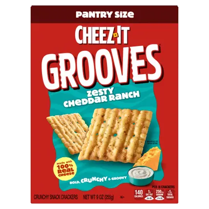 Cheddar Ranch Grooves Cracker