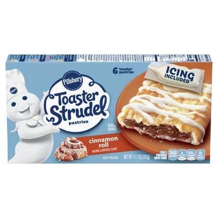 Cinnamon Roll Toaster Strudel Pastries