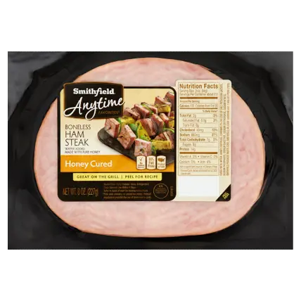 Honey Cured Boneless Ham Steak