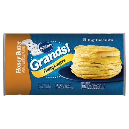 Flaky Layers, Honey Butter Biscuit Dough