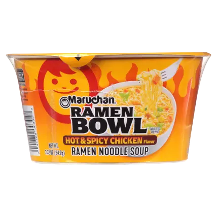 Ramen Bowl, Hot & Spicy Chicken Flavor
