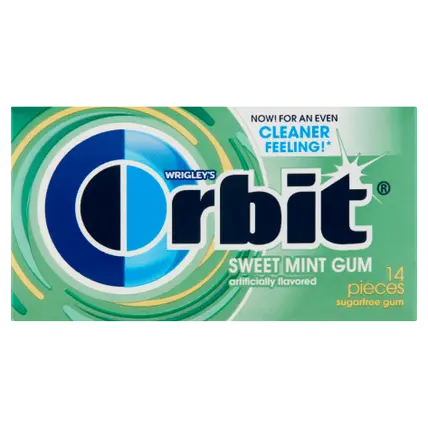 Gum Sweet Mint Sugar Free Chewing Gum Single Pack