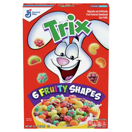 Fruity Whole Grain Breakfast Cereal with 6 Fruity Shapes