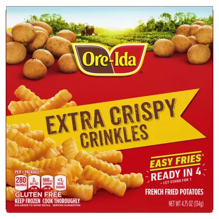 Ready in 5 Extra Crispy Crinkles French Fries Potatoes