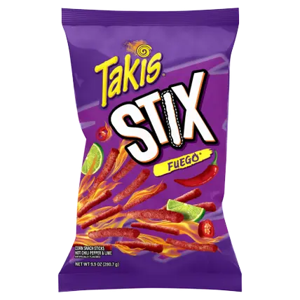 Fuego Corn Snack Sticks Bag