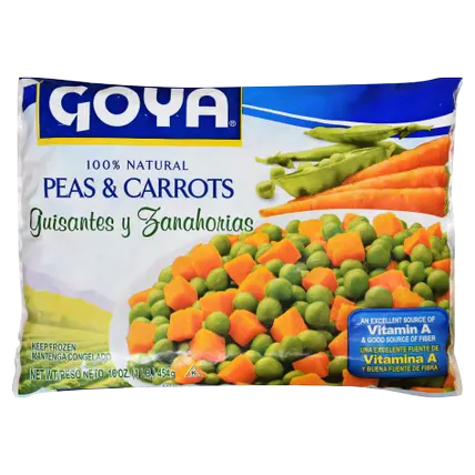 100% Natural Peas & Carrots