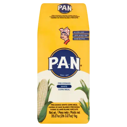 Corn Meal, White, Pre-Cooked