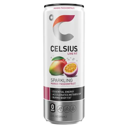 Sparkling Mango Passionfruit, Energy Drink