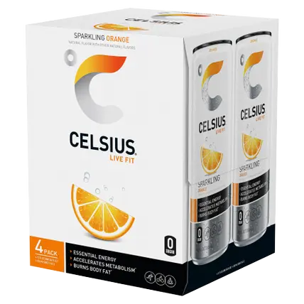 Sparkling Orange, Energy Drink