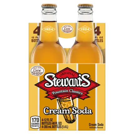 Cream Soda Made with Sugar