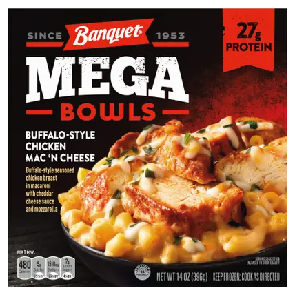 Mega Bowls Buffalo-Style Chicken Mac 'N Cheese