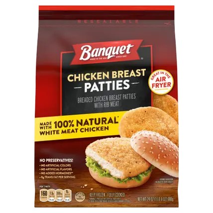 Chicken Breast Patties, Frozen Chicken