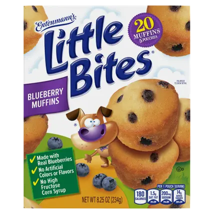 Entenmann’s Little Bites Blueberry Muffins