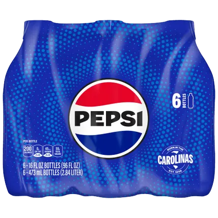 Soda 6 - 16 fl oz Bottles