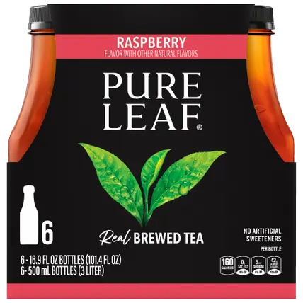 Brewed Tea, Raspberry, Real