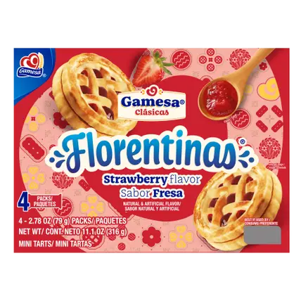Florentinas, Strawberry Flavor