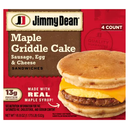 Saus/Egg/Cheese Maple Grid Cake