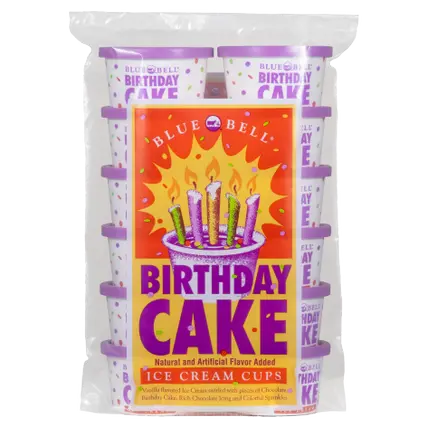 Ice Cream Cups Birthday Cake