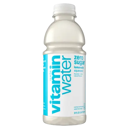 Water Beverage, Zero Sugar, Lemonade Flavored