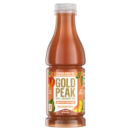 Peach Flavored Iced Tea Drink