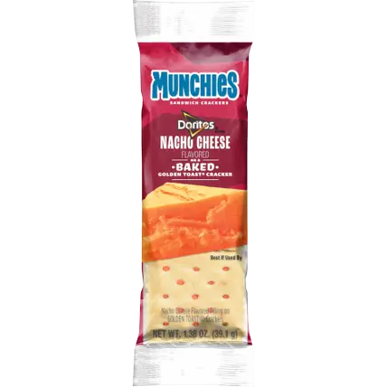 Sandwich Crackers, Doritos, Nacho Cheese Flavored